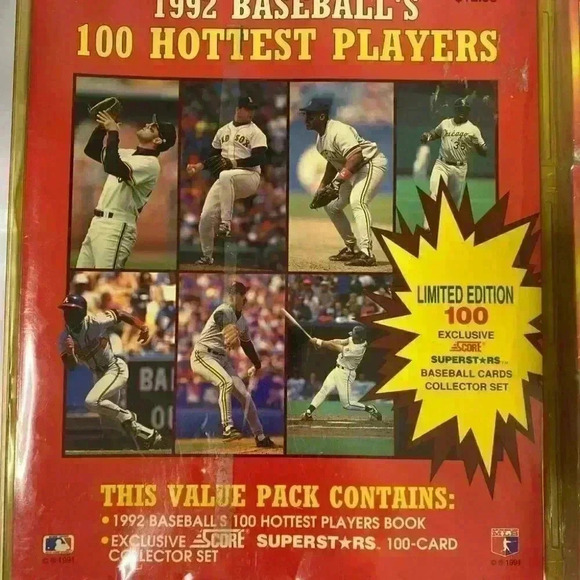 1992 Baseball's 100 Hottest Players SEALED Set - Picture 2 of 10
